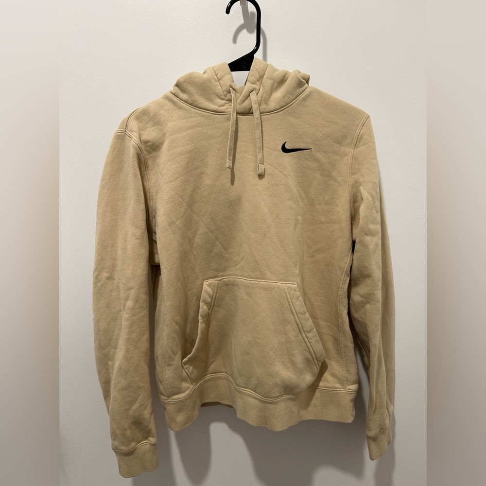 Nike Tan Sweatshirt Classic Pullover Design